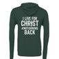 I Live For Him Unisex Christian Fleece Full - zip Hooded Sweatshirt - ClaimedbyGodDesigns