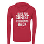 I Live For Him Unisex Christian Fleece Full - zip Hooded Sweatshirt - ClaimedbyGodDesigns