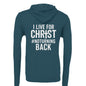 I Live For Him Unisex Christian Fleece Full - zip Hooded Sweatshirt - ClaimedbyGodDesigns