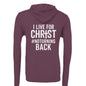 I Live For Him Unisex Christian Fleece Full - zip Hooded Sweatshirt - ClaimedbyGodDesigns