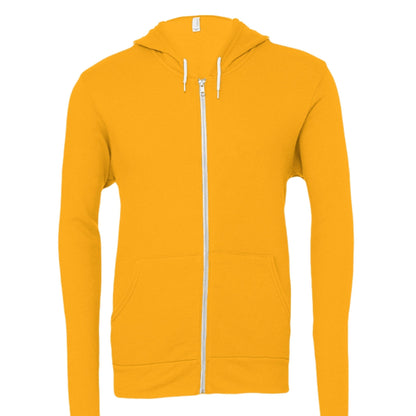 I Live For Him Unisex Christian Fleece Full - zip Hooded Sweatshirt - ClaimedbyGodDesigns