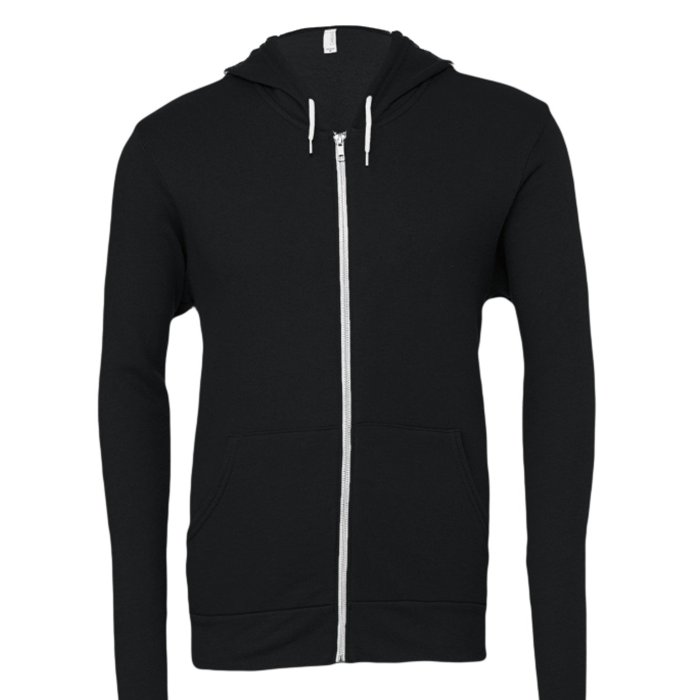 I Live For Him Unisex Christian Fleece Full - zip Hooded Sweatshirt - ClaimedbyGodDesigns