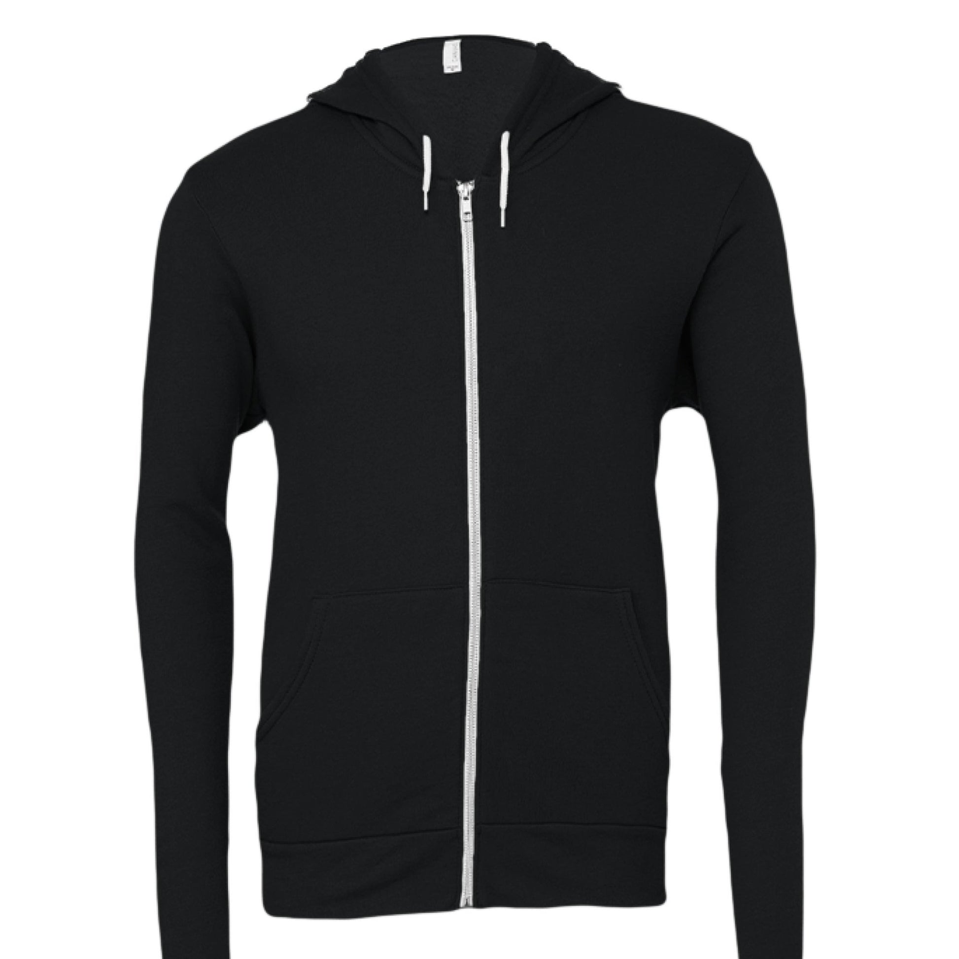 I Live For Him Unisex Christian Fleece Full - zip Hooded Sweatshirt - ClaimedbyGodDesigns