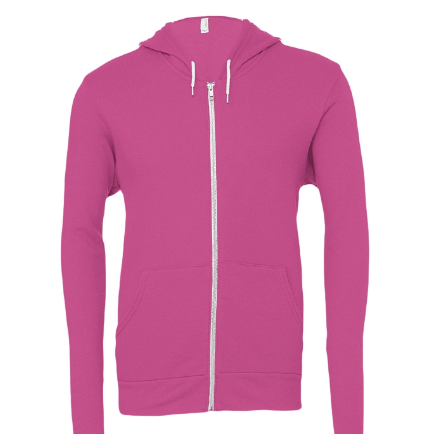 I Live For Him Unisex Christian Fleece Full - zip Hooded Sweatshirt - ClaimedbyGodDesigns