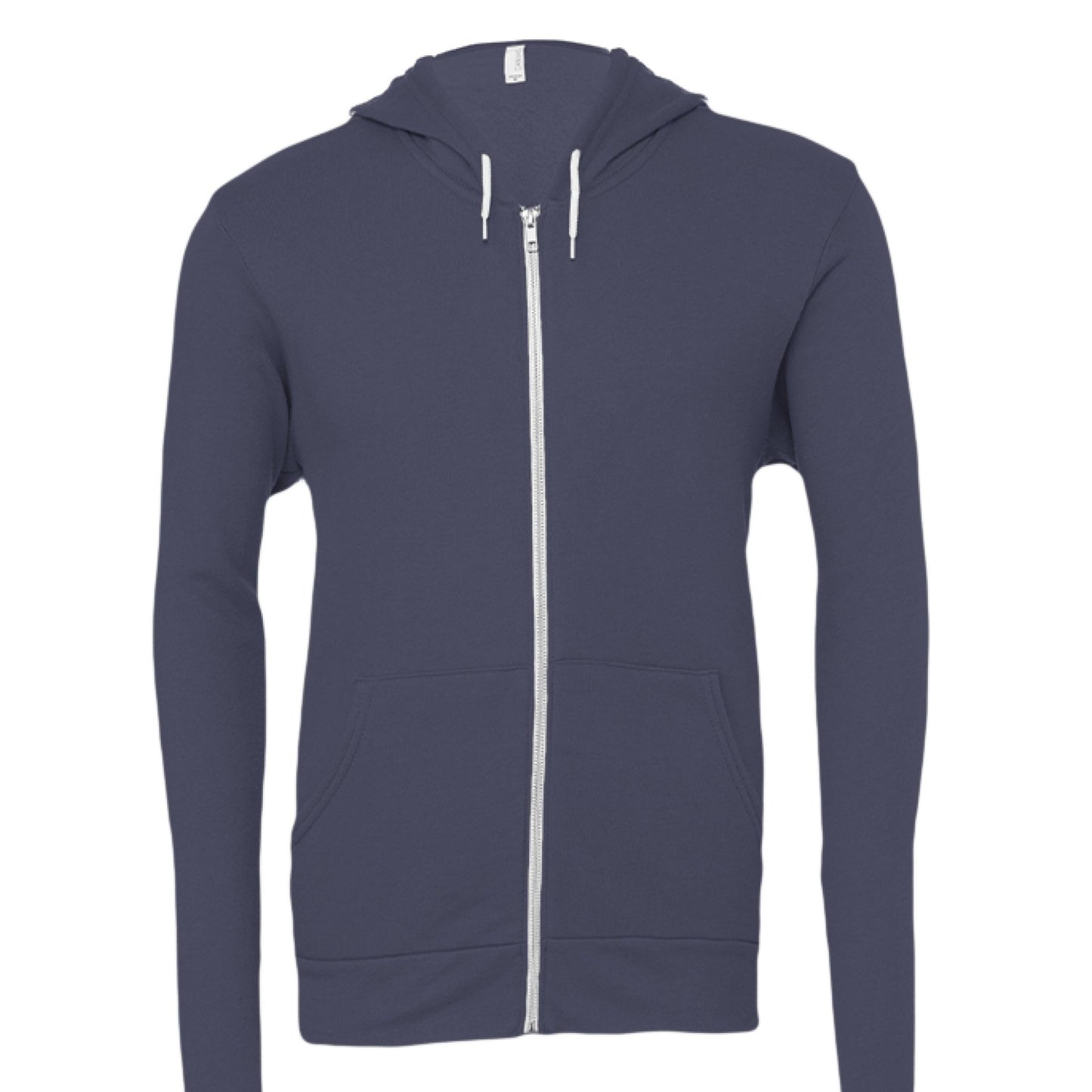 I Live For Him Unisex Christian Fleece Full - zip Hooded Sweatshirt - ClaimedbyGodDesigns