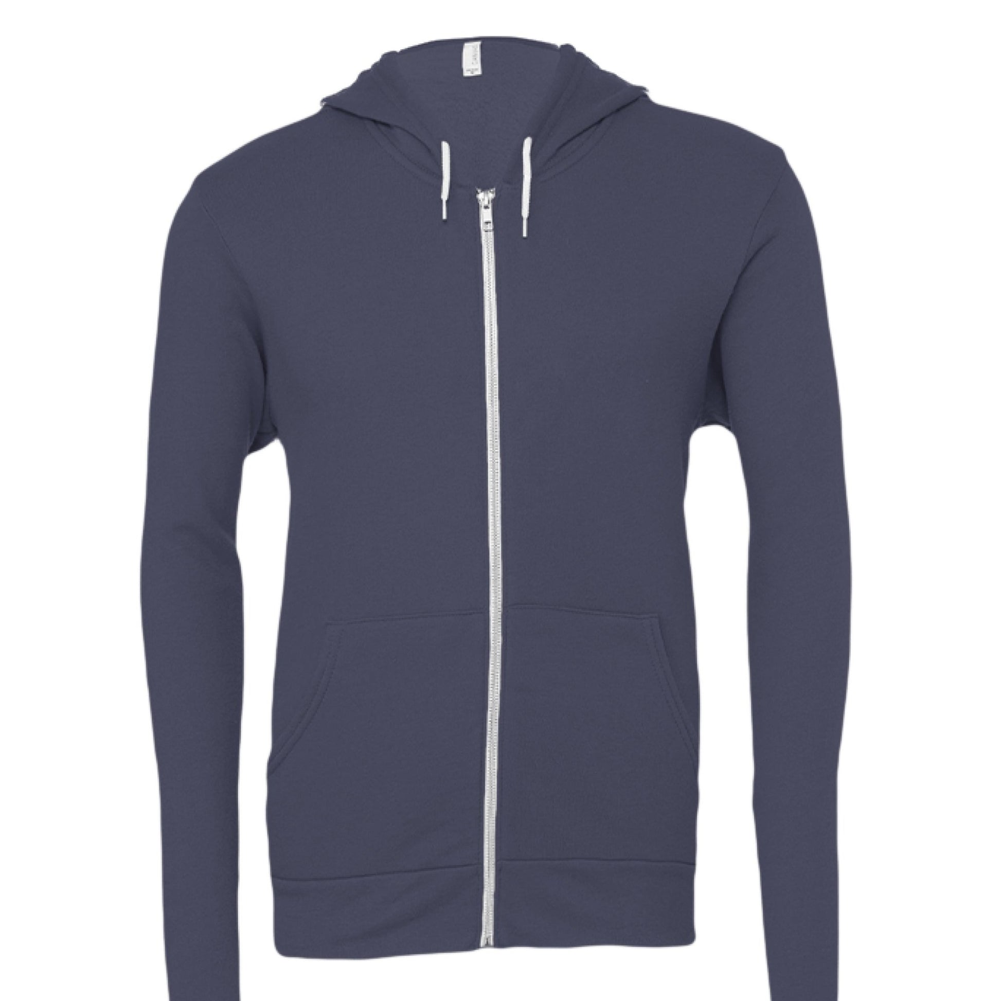 I Live For Him Unisex Christian Fleece Full - zip Hooded Sweatshirt - ClaimedbyGodDesigns