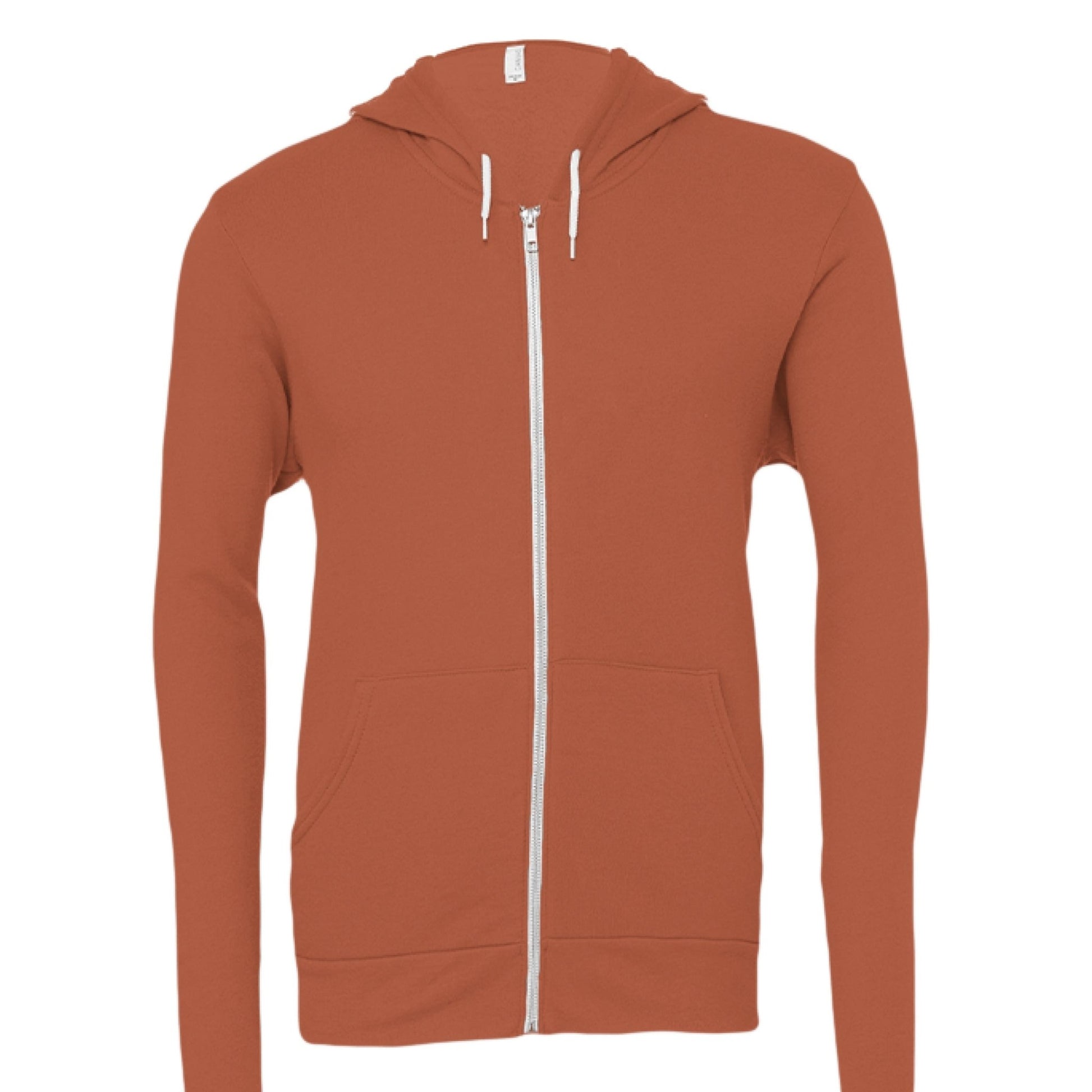 I Live For Him Unisex Christian Fleece Full - zip Hooded Sweatshirt - ClaimedbyGodDesigns