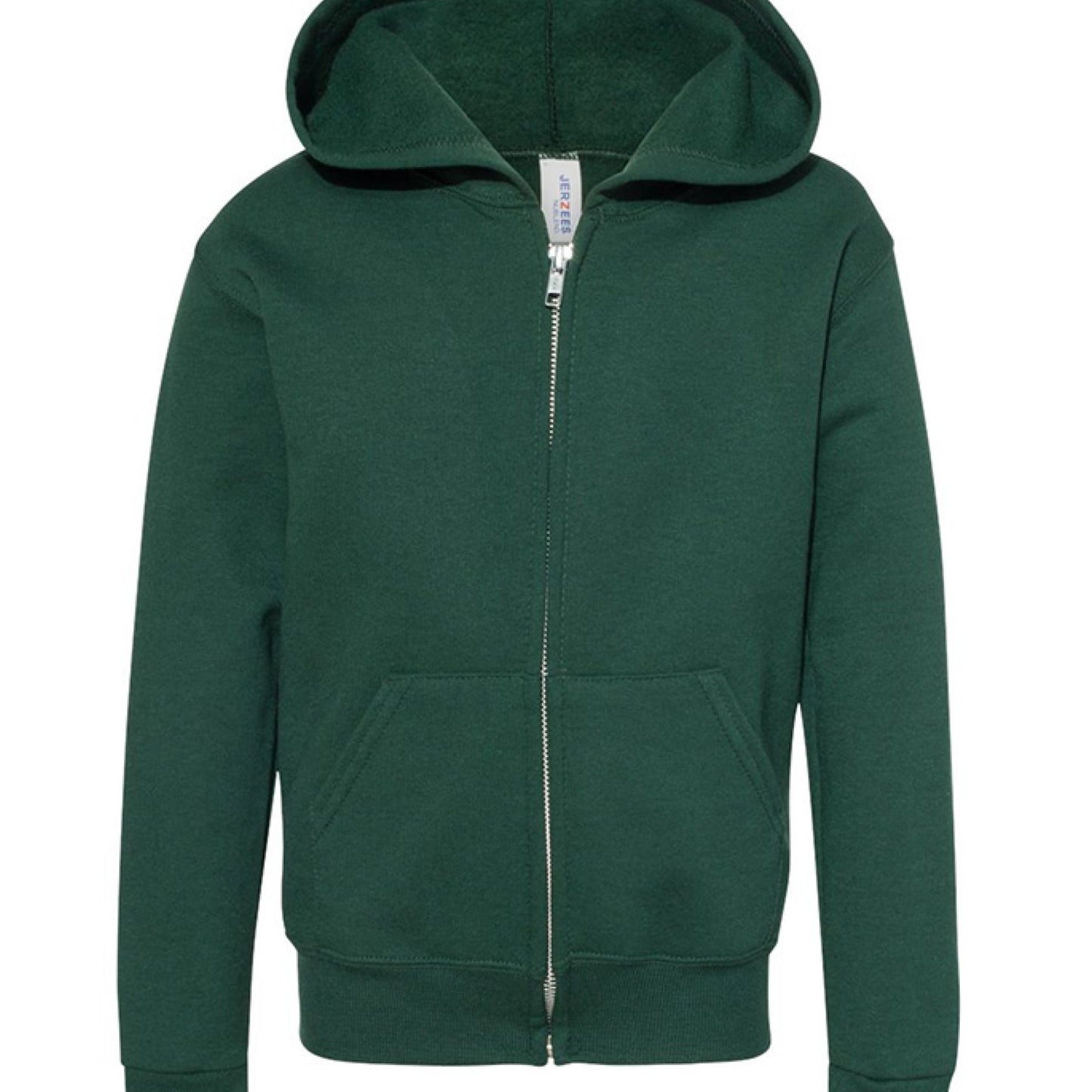 I Live For Him Youth Christian Fleece Full - Zip Hooded Sweatshirt - ClaimedbyGodDesigns