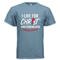 I Live For Him Men's Christian T-shirt - ClaimedbyGodDesigns