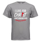 I Live For Him Men's Christian T-shirt - ClaimedbyGodDesigns