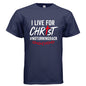 I Live For Him Men's Christian T-shirt - ClaimedbyGodDesigns