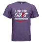 I Live For Him Men's Christian T-shirt - ClaimedbyGodDesigns