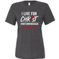 I Live For Him Women's Christian T-shirt - ClaimedbyGodDesigns