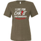 I Live For Him Women's Christian T-shirt - ClaimedbyGodDesigns