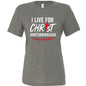 I Live For Him Women's Christian T-shirt - ClaimedbyGodDesigns