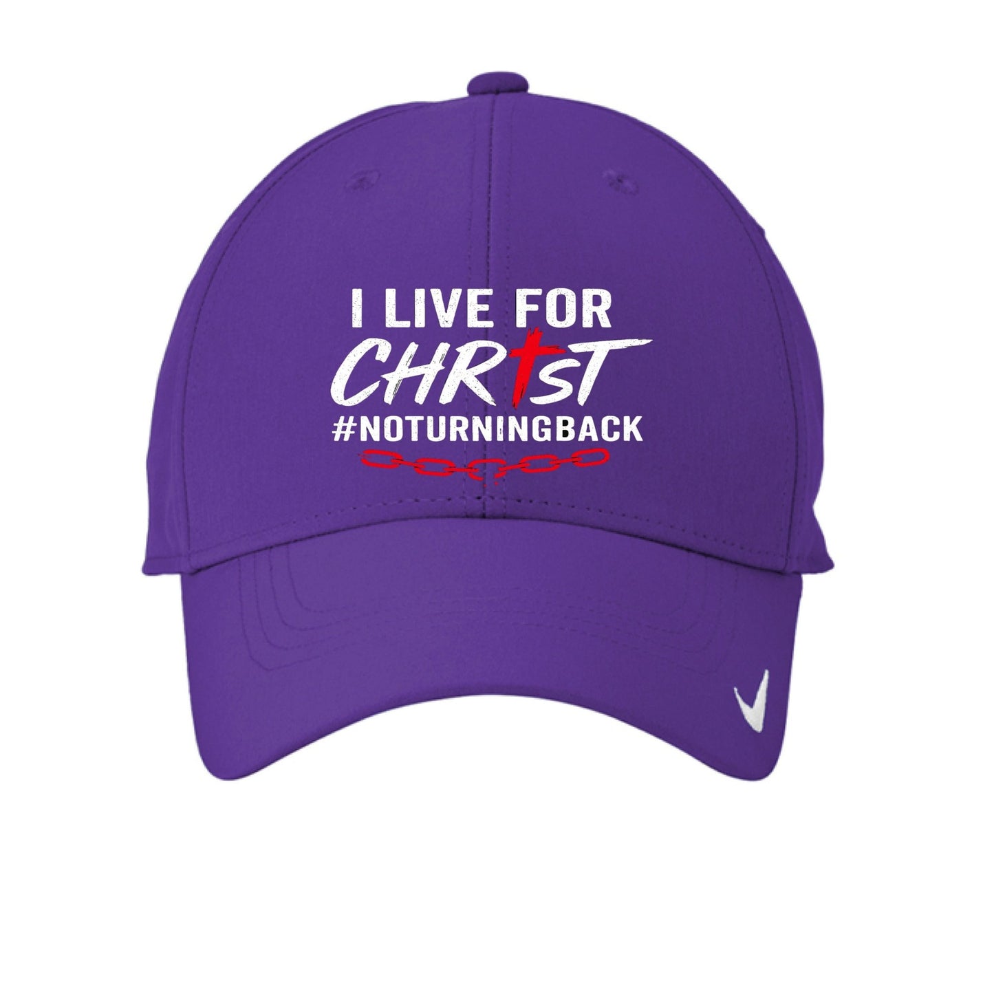 I Live For Him Adult Christian Hat - ClaimedbyGodDesigns