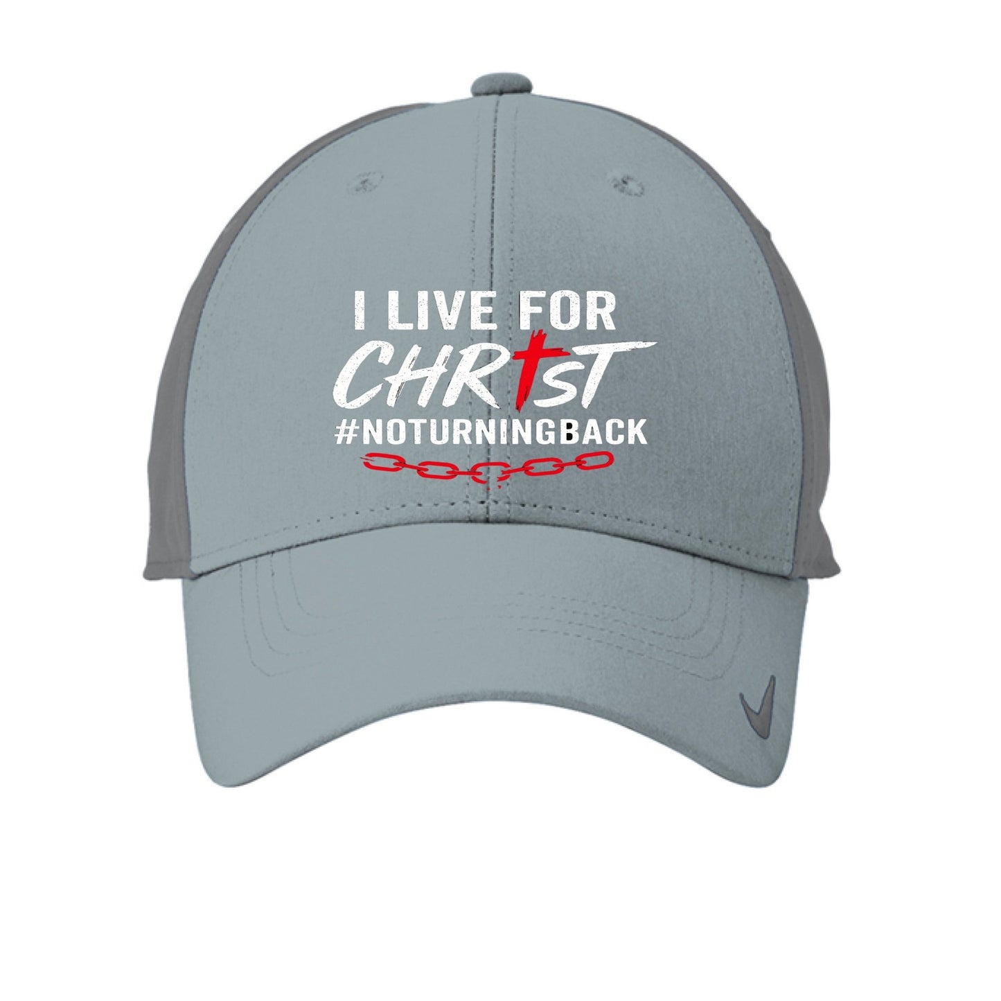 I Live For Him Adult Christian Hat - ClaimedbyGodDesigns