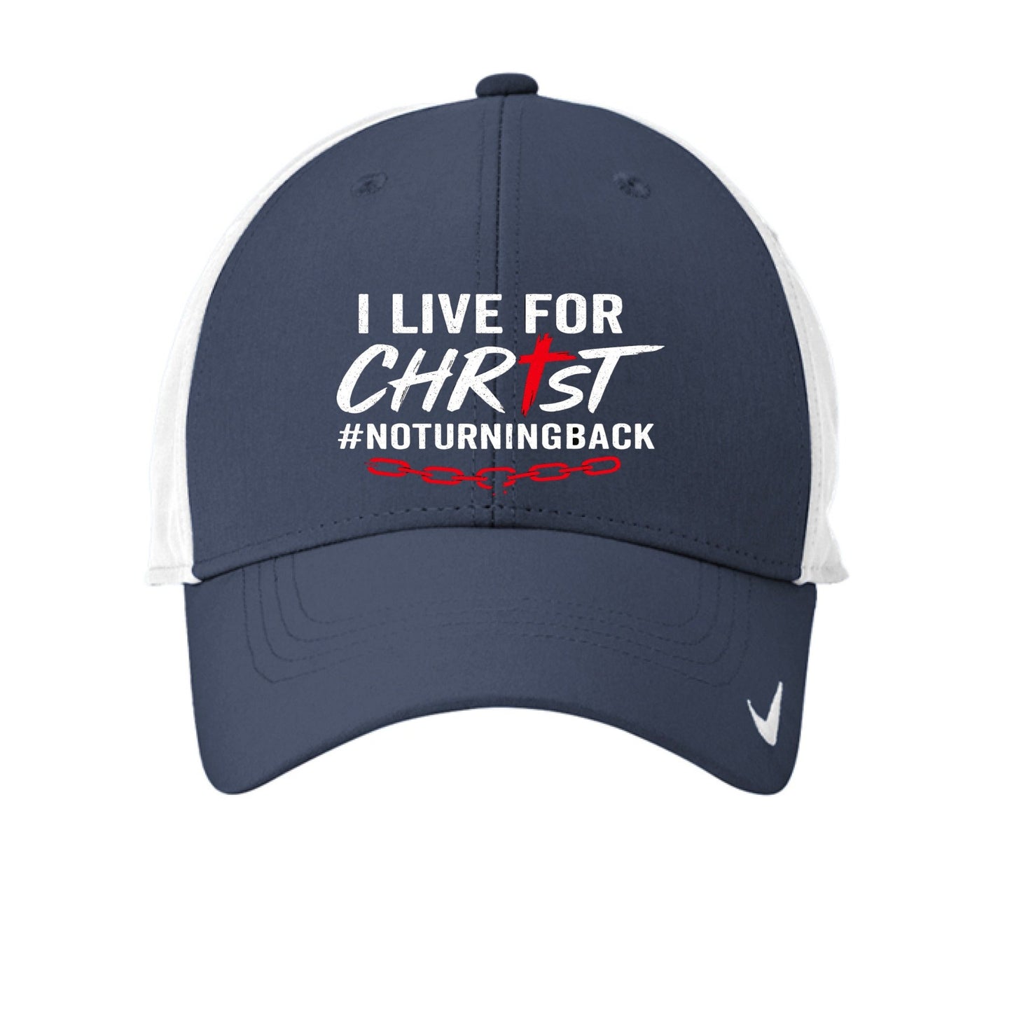 I Live For Him Adult Christian Hat - ClaimedbyGodDesigns