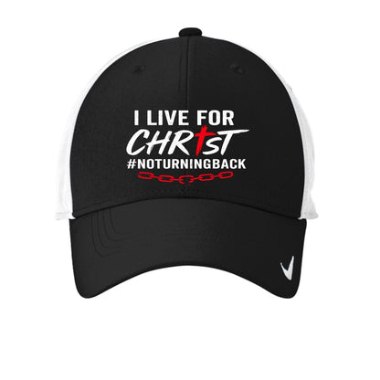 I Live For Him Adult Christian Hat - ClaimedbyGodDesigns