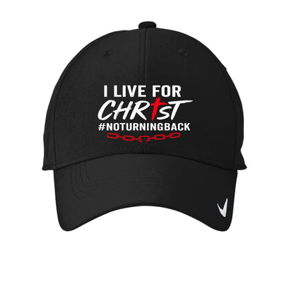 I Live For Him Adult Christian Hat - ClaimedbyGodDesigns