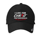 I Live For Him Adult Christian Hat - ClaimedbyGodDesigns