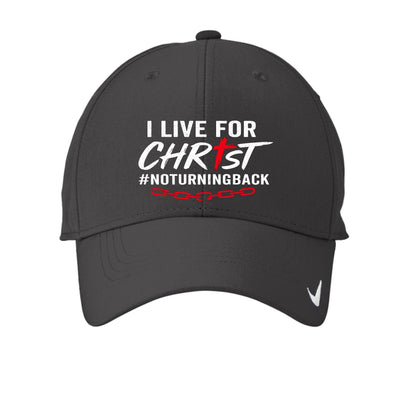 I Live For Him Adult Christian Hat - ClaimedbyGodDesigns
