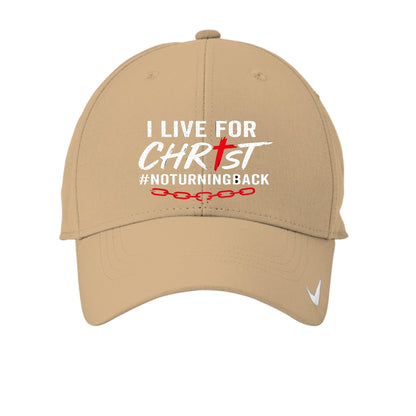 I Live For Him Adult Christian Hat - ClaimedbyGodDesigns