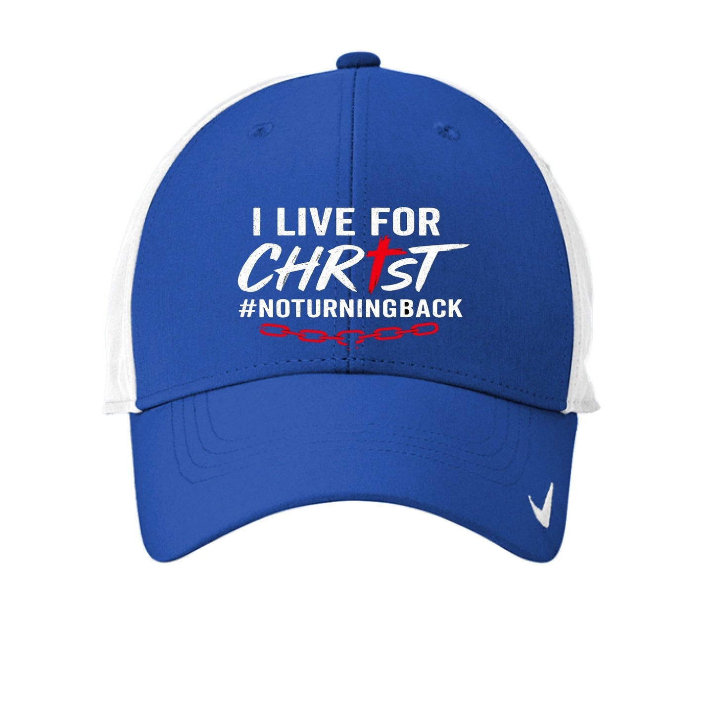 I Live For Him Adult Christian Hat - ClaimedbyGodDesigns
