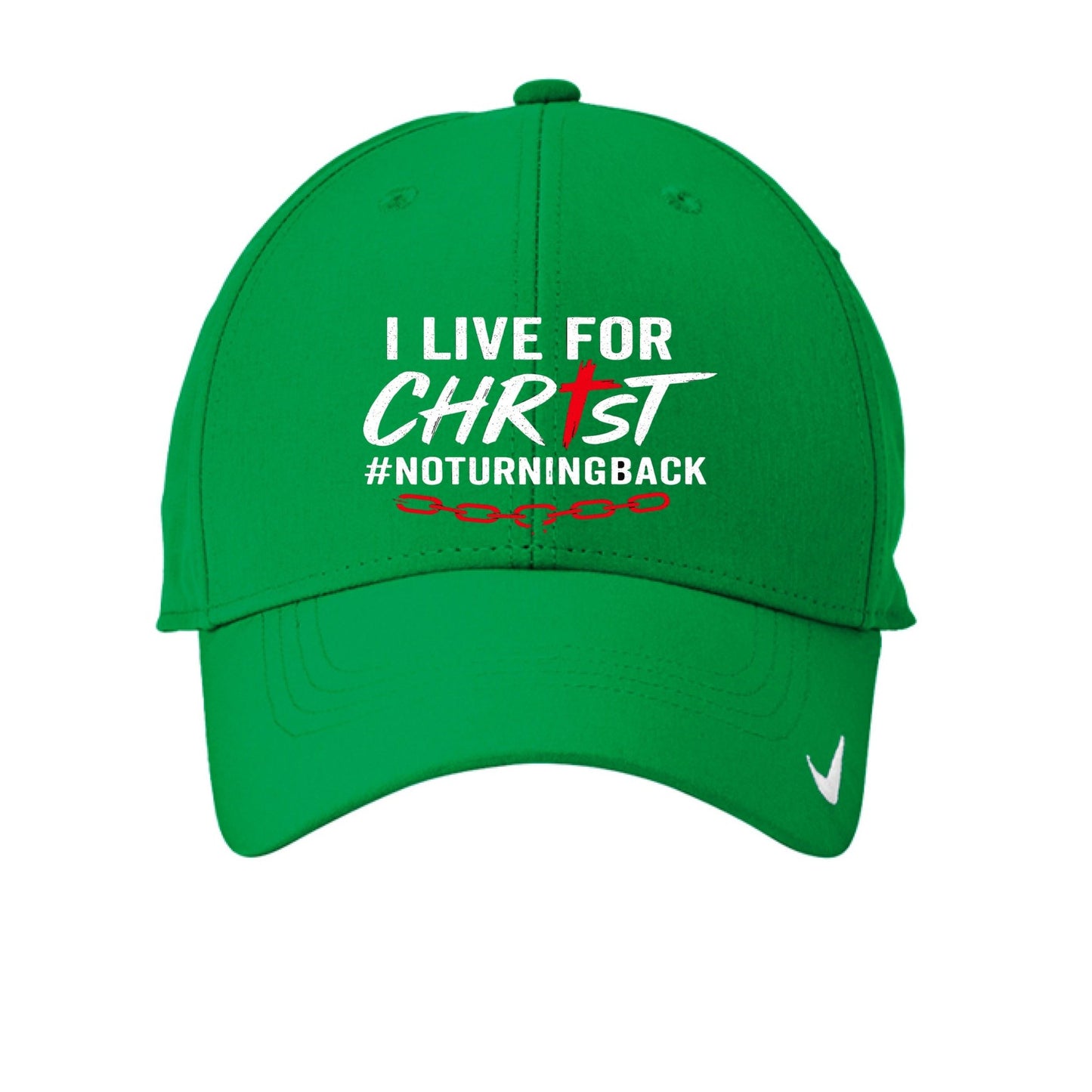 I Live For Him Adult Christian Hat - ClaimedbyGodDesigns