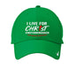 I Live For Him Adult Christian Hat - ClaimedbyGodDesigns