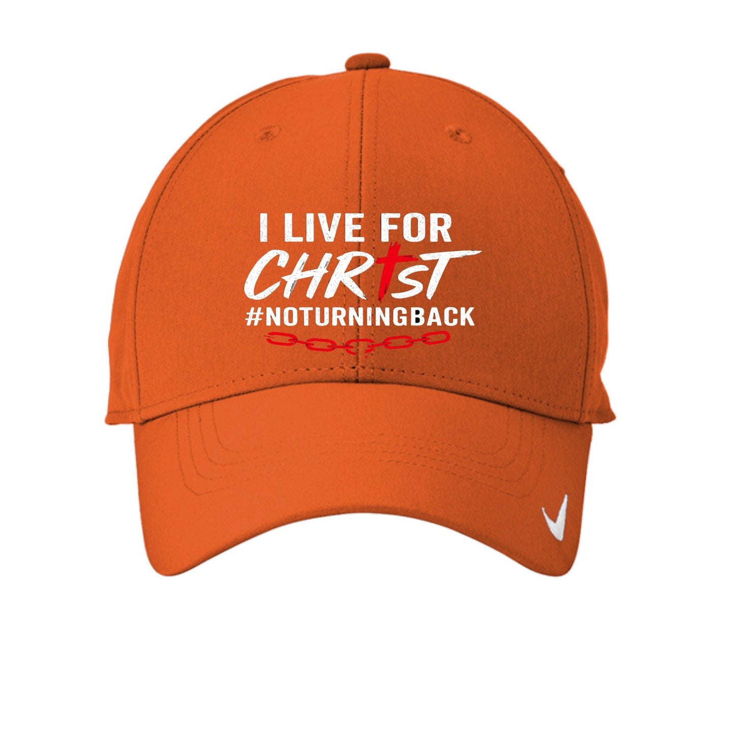I Live For Him Adult Christian Hat - ClaimedbyGodDesigns