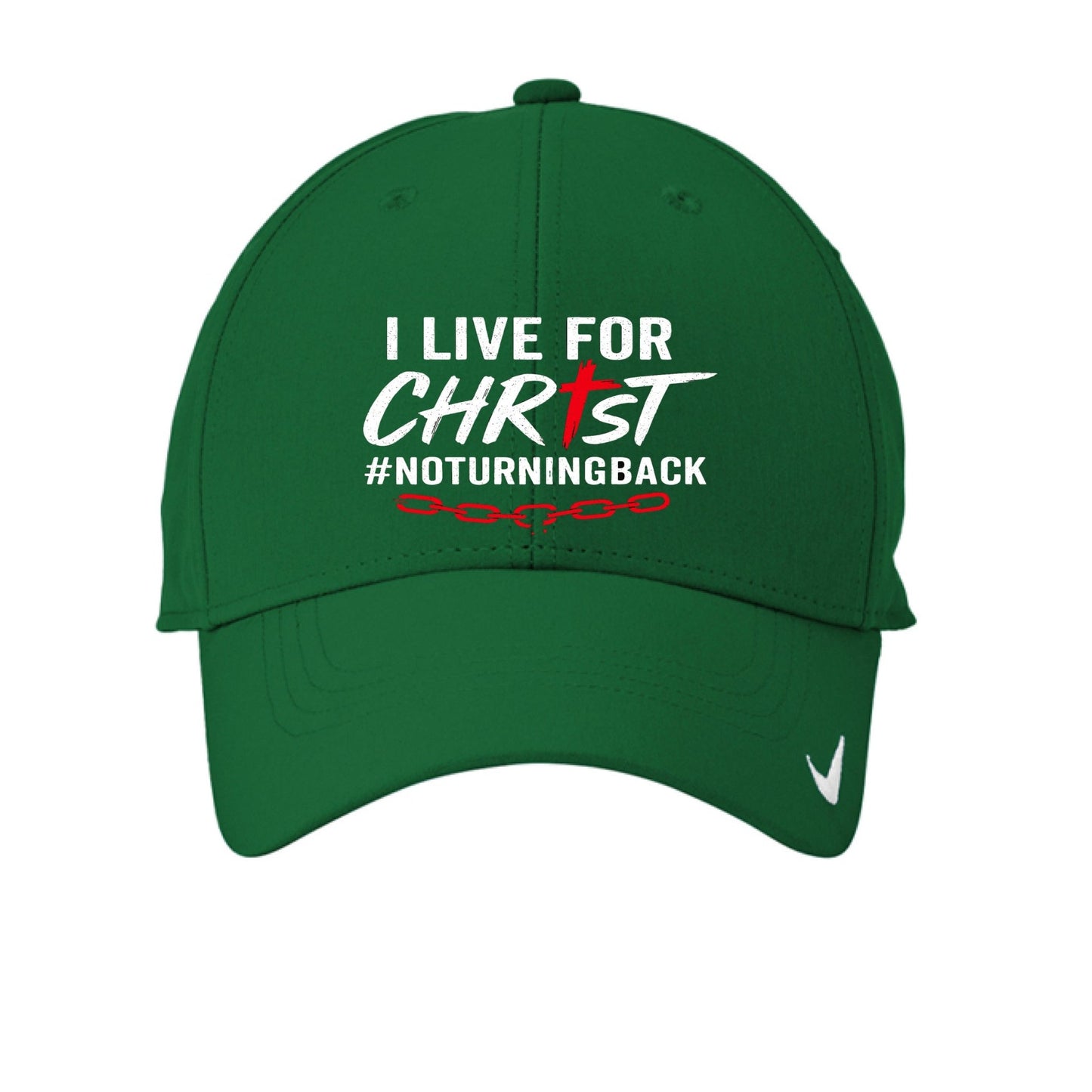 I Live For Him Adult Christian Hat - ClaimedbyGodDesigns