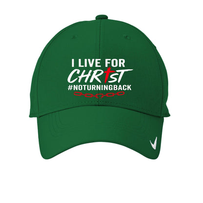 I Live For Him Adult Christian Hat - ClaimedbyGodDesigns