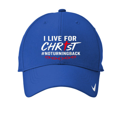 I Live For Him Adult Christian Hat - ClaimedbyGodDesigns
