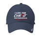 I Live For Him Adult Christian Hat - ClaimedbyGodDesigns
