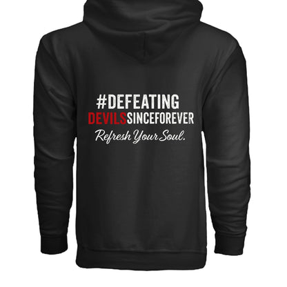 Refresh Your Soul Unisex Christian Full - zip Hooded Sweatshirt - ClaimedbyGodDesigns