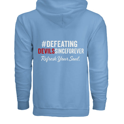 Refresh Your Soul Unisex Christian Full - zip Hooded Sweatshirt - ClaimedbyGodDesigns
