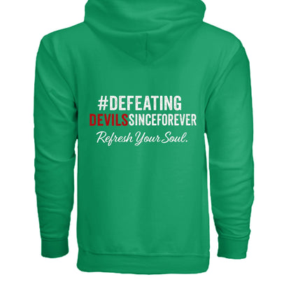 Refresh Your Soul Unisex Christian Full - zip Hooded Sweatshirt - ClaimedbyGodDesigns