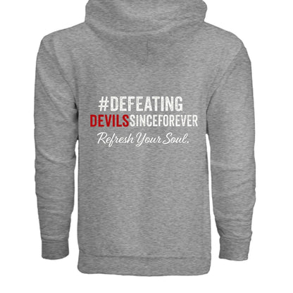 Refresh Your Soul Unisex Christian Full - zip Hooded Sweatshirt - ClaimedbyGodDesigns