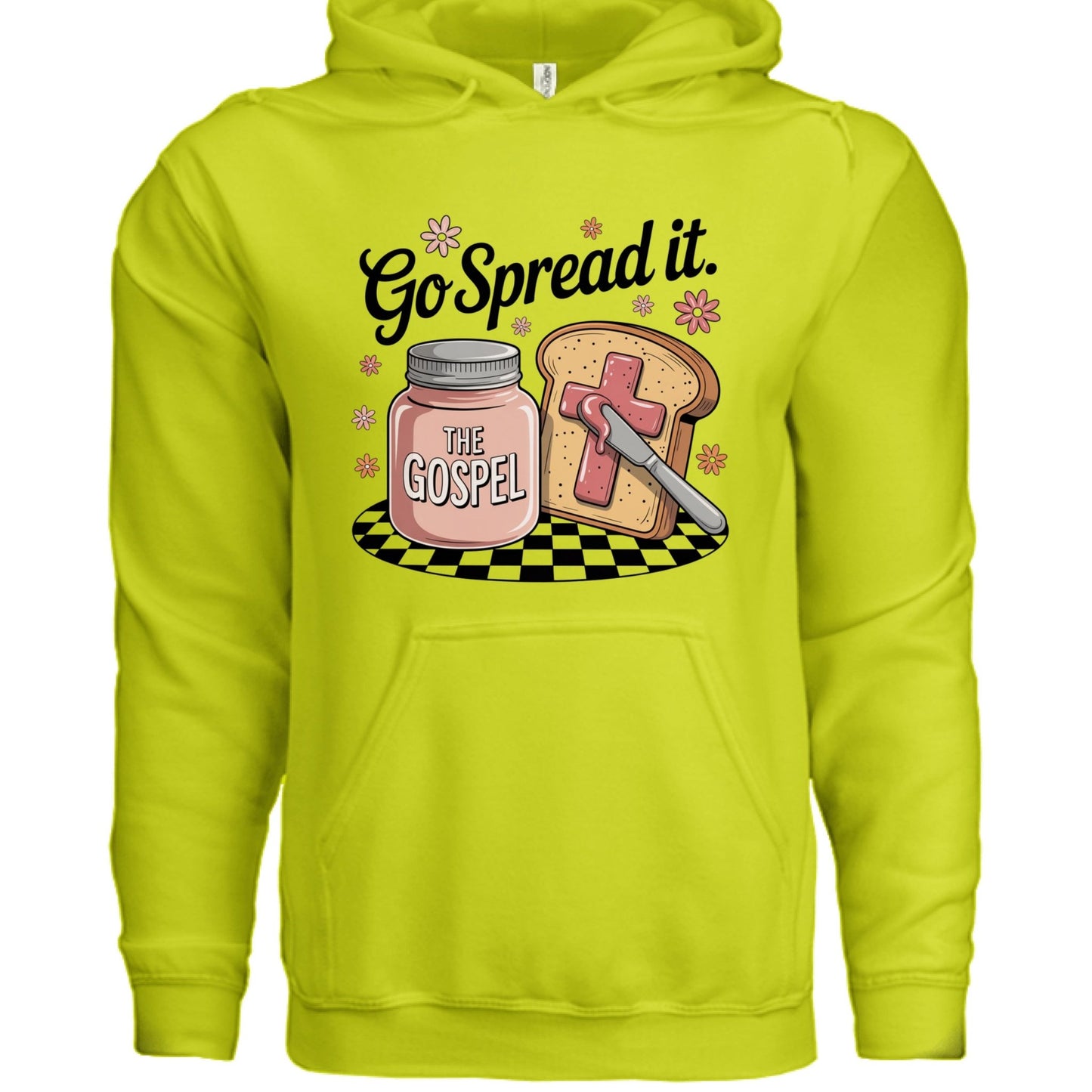 Go Spread The Gospel Women’s Christian Pullover Hooded Sweatshirt - ClaimedbyGodDesigns