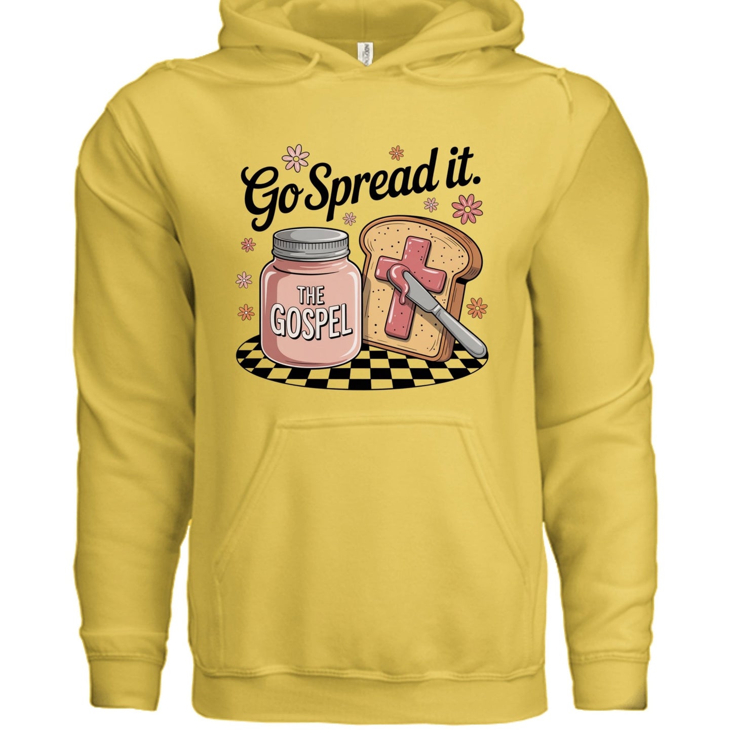 Go Spread The Gospel Women’s Christian Pullover Hooded Sweatshirt - ClaimedbyGodDesigns