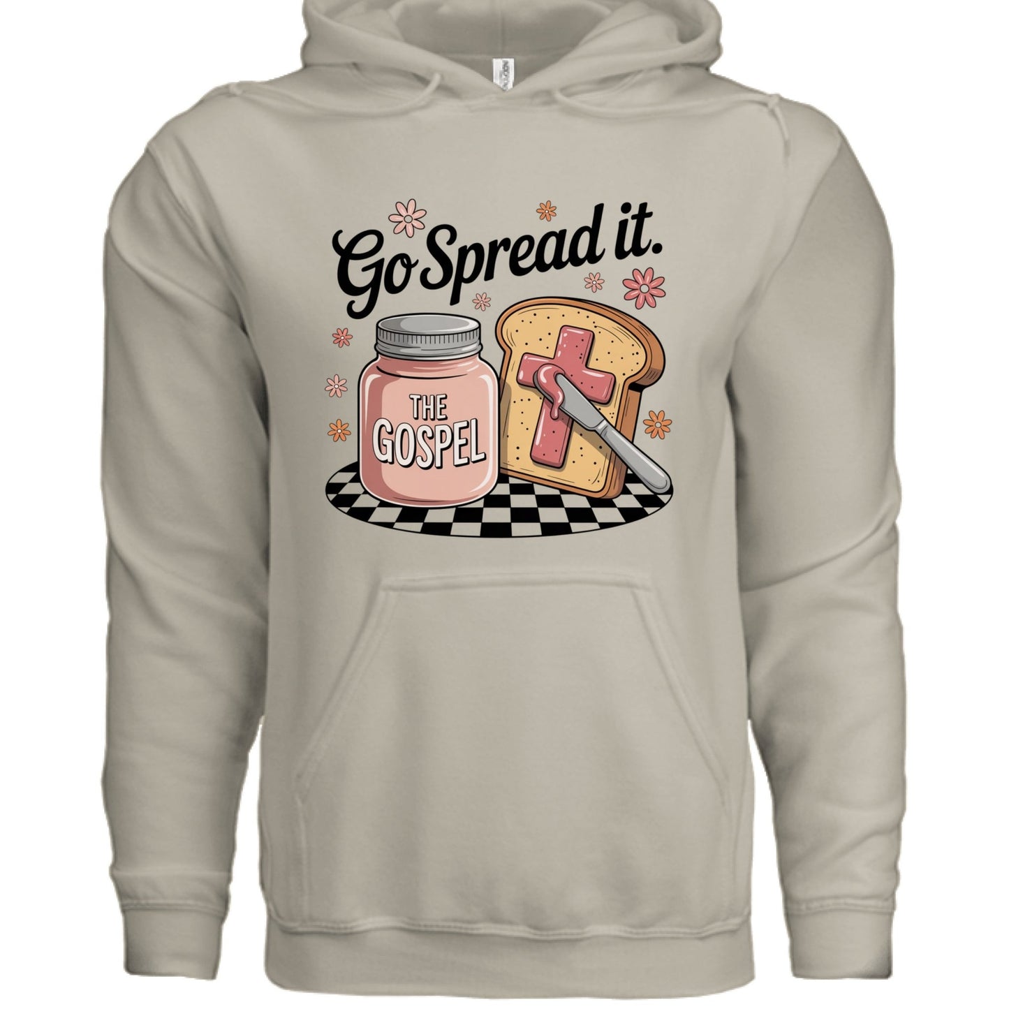 Go Spread The Gospel Women’s Christian Pullover Hooded Sweatshirt - ClaimedbyGodDesigns
