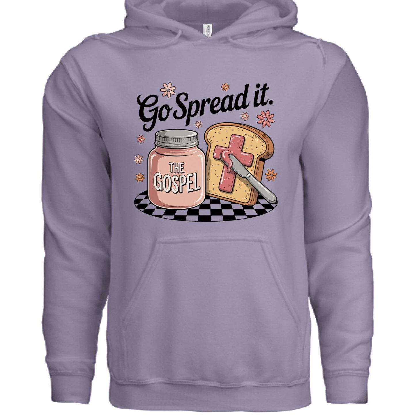 Go Spread The Gospel Women’s Christian Pullover Hooded Sweatshirt - ClaimedbyGodDesigns