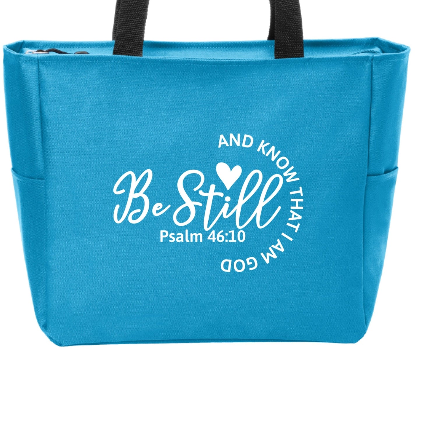 Be Still And Know Christian Tote Bag - ClaimedbyGodDesigns