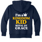 I'm A Kingdom Kid Royal by Grace Toddler Christian Pullover Hooded Sweatshirt - ClaimedbyGodDesigns