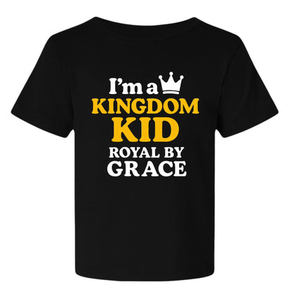 I'm A Kingdom Kid Royal by Grace Baby Christian T-shirt - ClaimedbyGodDesigns
