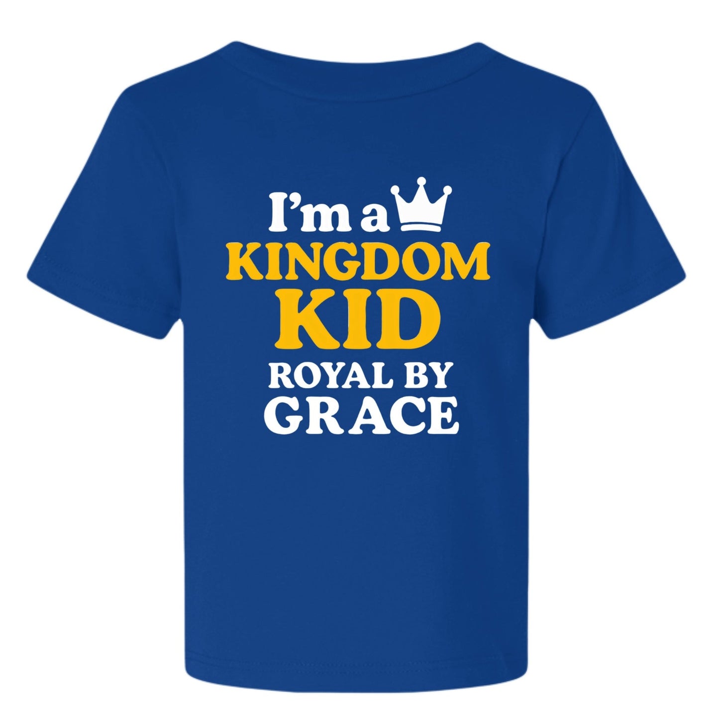 I'm A Kingdom Kid Royal by Grace Baby Christian T-shirt - ClaimedbyGodDesigns