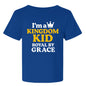I'm A Kingdom Kid Royal by Grace Baby Christian T-shirt - ClaimedbyGodDesigns