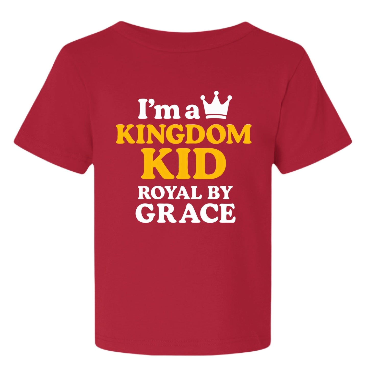 I'm A Kingdom Kid Royal by Grace Baby Christian T-shirt - ClaimedbyGodDesigns