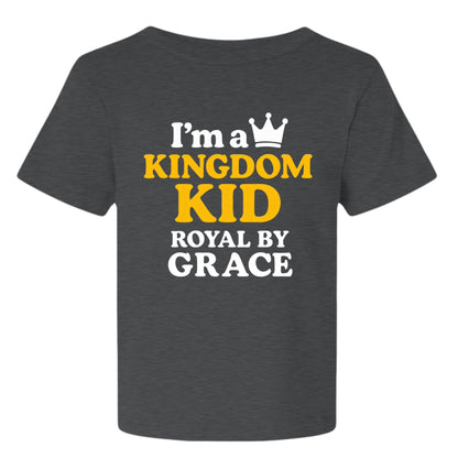 I'm A Kingdom Kid Royal by Grace Baby Christian T-shirt - ClaimedbyGodDesigns